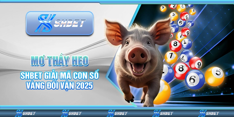 Mơ Thấy Heo - SHBET Giải Mã Con Số Vàng Đổi Vận 2025